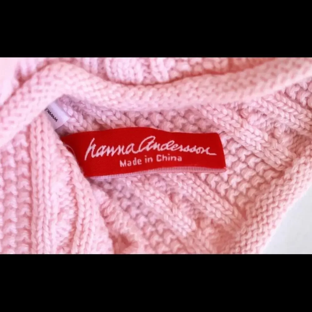 Kid’s HANNA ANDERSSON Pink Cable Stitched Infant‎ Beanie IMMACULATE